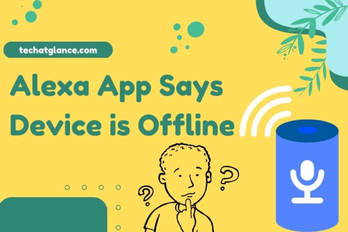 alexa app says device is offline