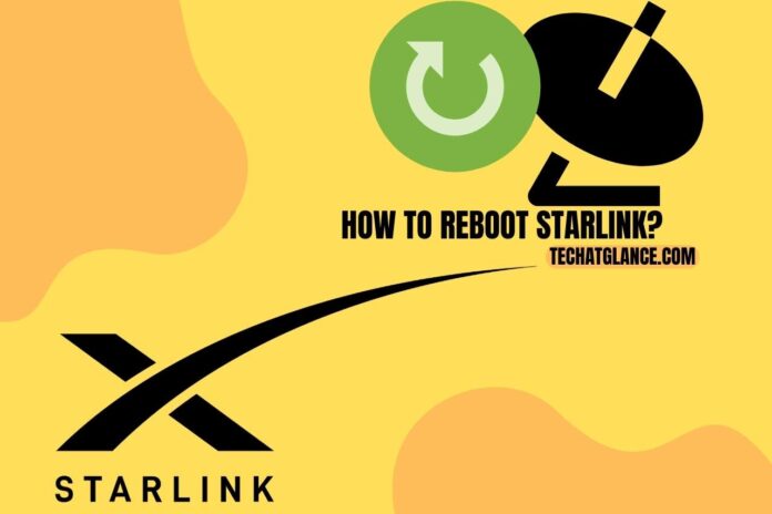 how to reboot starlink