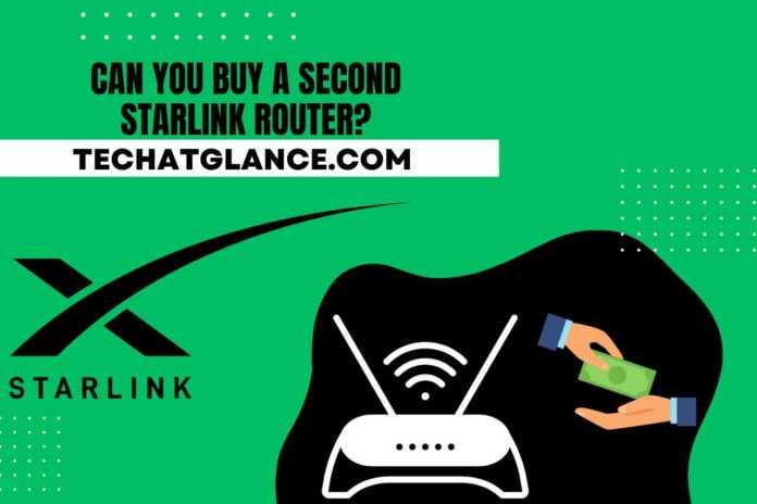 can you buy a second starlink router