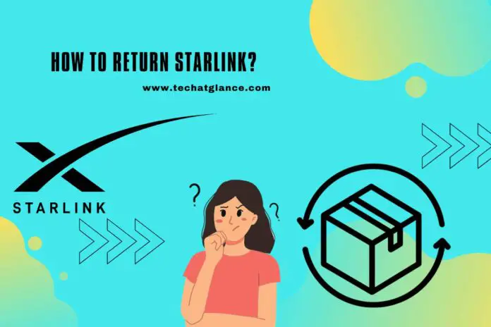 how to return starlink